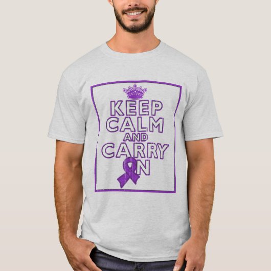 Chiari Missbildung behalten Ruhe und machen weiter T-Shirt (Vorderseite)