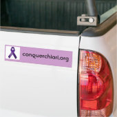 Chiari Missbildung, conquerchiari.org Autoaufkleber (Auf Lkw)
