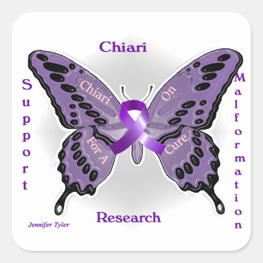 Chiari On Square Sticker (Vorderseite)