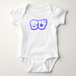 Chibi ちび Japanisch Nihongo Hiragana-Schrift Baby Strampler