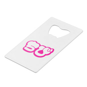 Chibi ちび Japanisch Nihongo Hiragana-Schrift Kreditkartenflaschenöffner
