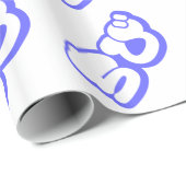 Chibi ち び japanischen Nihongo Hiragana Script Geschenkpapier (Rolleneckpunkt)