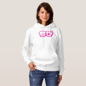 Chibi ち び japanischen Nihongo Hiragana Script Hoodie (Vorne ganz)