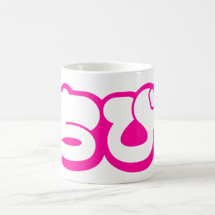 Chibi ち び japanischen Nihongo Hiragana Script Kaffeetasse