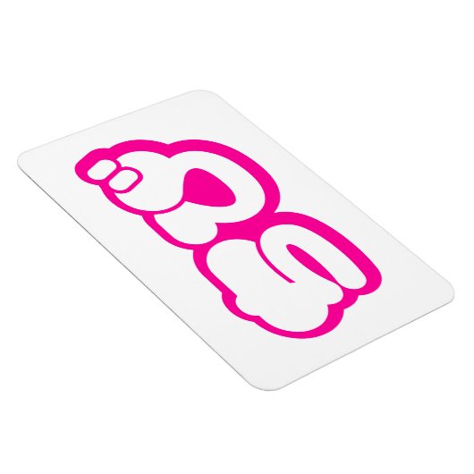 Chibi ち び japanischen Nihongo Hiragana Script Magnet (Rechte Seite)