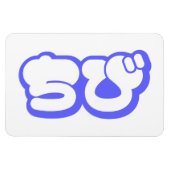 Chibi ち び japanischen Nihongo Hiragana Script Magnet (Horizontal)