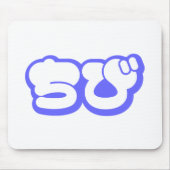 Chibi ち び japanischen Nihongo Hiragana Script Mousepad (Vorne)