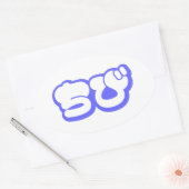 Chibi ち び japanischen Nihongo Hiragana Script Ovaler Aufkleber (Umschlag)