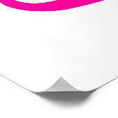 Chibi ち び japanischen Nihongo Hiragana Script Poster (Ecke)