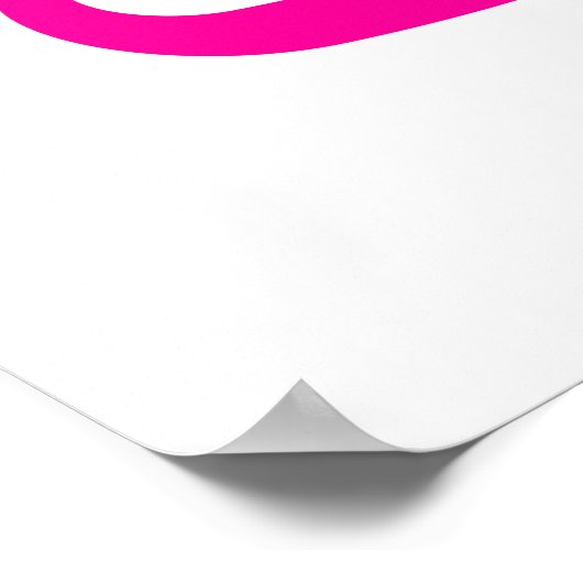 Chibi ち び japanischen Nihongo Hiragana Script Poster (Ecke)