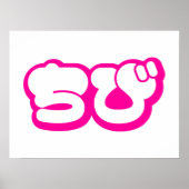 Chibi ち び japanischen Nihongo Hiragana Script Poster (Vorne)