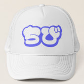 Chibi ち び japanischen Nihongo Hiragana Script Truckerkappe (Vorderseite)