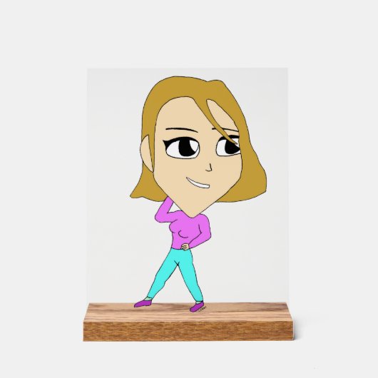 Chibi Acrylschild (Vorderseite)