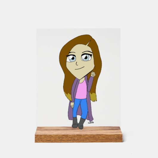 Chibi Acrylschild (Vorderseite)