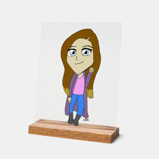 Chibi Acrylschild (Winkel)
