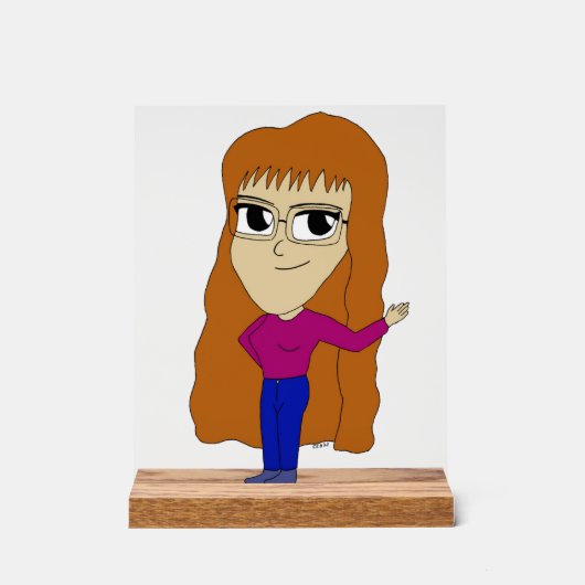 Chibi Acrylschild (Vorderseite)