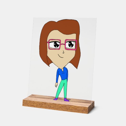 Chibi Acrylschild (Winkel)