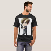 Chibi-Anfänger-Polizist-Überlebender  T-Shirt (Vorne ganz)