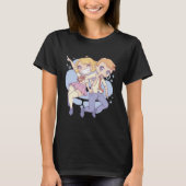 Chibi Anime Couple T-Shirt (Vorderseite)