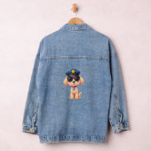 Chibi Anime Police Poodle Dog Jeansjacke (Hangar)