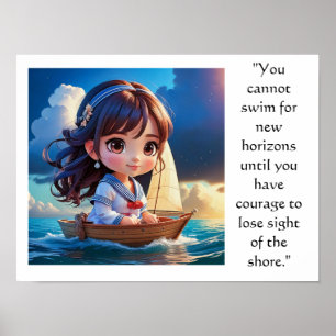 Chibi Art inspirierend Poster