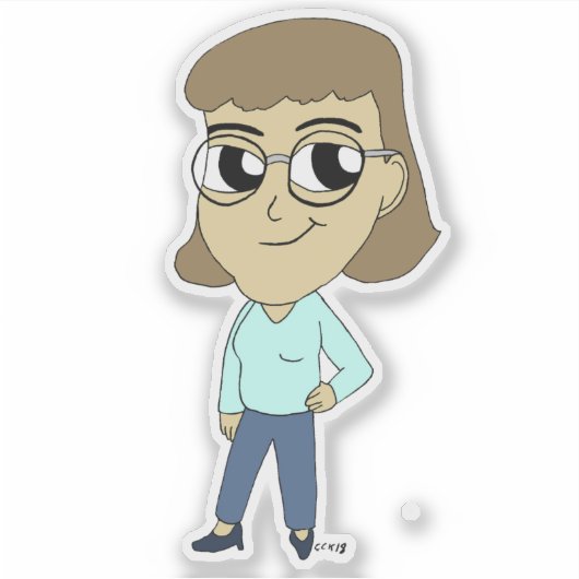 Chibi Aufkleber (Vorderseite)