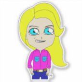 Chibi Aufkleber (Vorderseite)