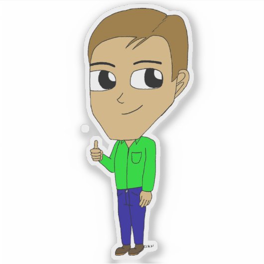 Chibi Aufkleber (Vorderseite)