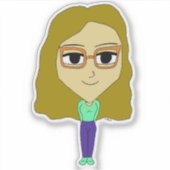Chibi Aufkleber (Vorderseite)