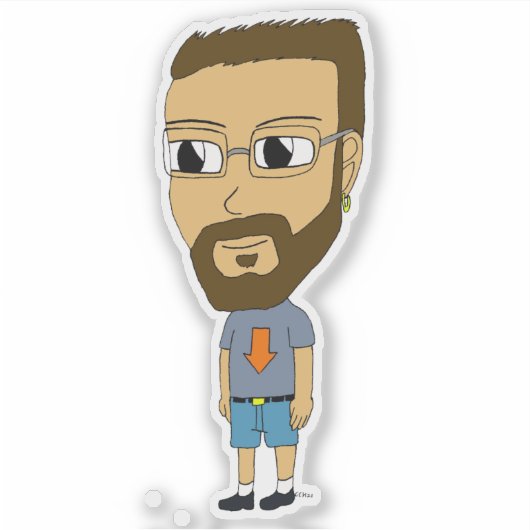 Chibi Aufkleber (Vorderseite)