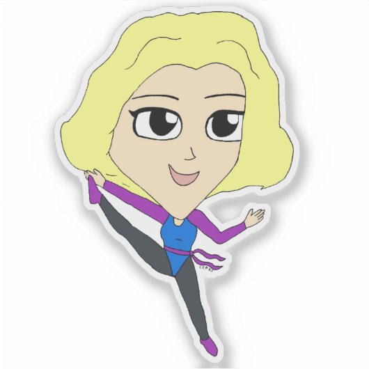 Chibi Aufkleber (Vorderseite)