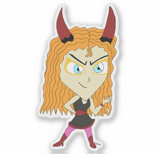 Chibi Aufkleber (Vorderseite)