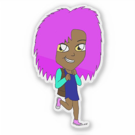 Chibi Aufkleber (Vorderseite)