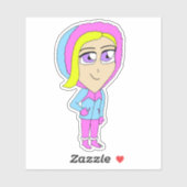 Chibi Aufkleber (Blatt)