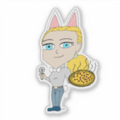 Chibi Aufkleber (Vorderseite)