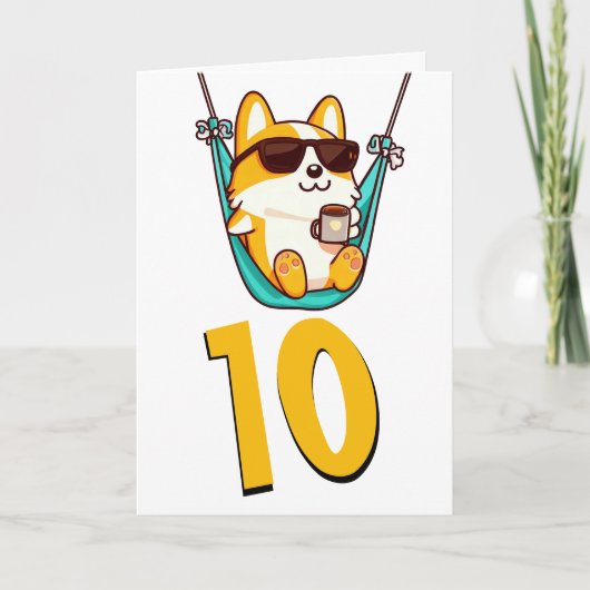 Chibi Baby-Dragon Karte (Vorderseite)