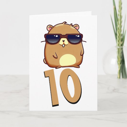 Chibi Baby-Dragon Karte (Vorderseite)