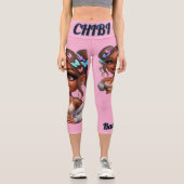 CHIBI Baddie Doll Capri Leggings (Vorderseite)