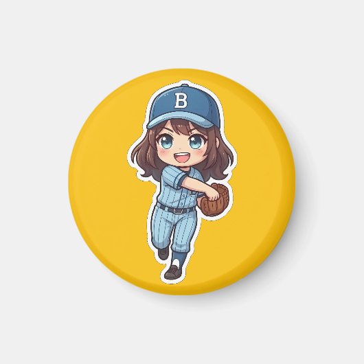 Chibi Baseball 2026 Edition - Fielder The Cannon Magnet (Vorne)