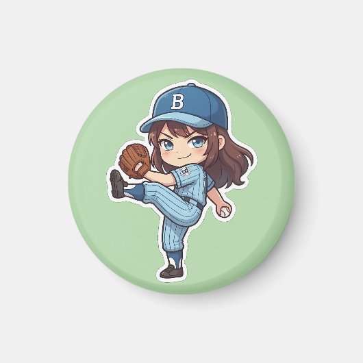 Chibi Baseball 2026 Edition - Pitcher Wind-up Magnet (Vorne)