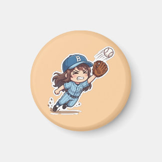 Chibi Baseball Edition - Toller Fang Magnet