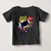 Chibi Batgirl bereit zum Handeln Baby T-shirt (Vorderseite)
