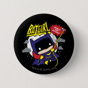 Chibi Batgirl bereit zum Handeln Button