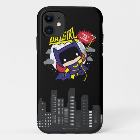 Chibi Batgirl bereit zum Handeln Case-Mate iPhone Hülle (Rückseite)