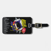 Chibi Batgirl bereit zum Handeln Gepäckanhänger (Vorderseite horizontal)