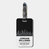 Chibi Batgirl bereit zum Handeln Gepäckanhänger (Rückseite vertikal)