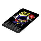 Chibi Batgirl bereit zum Handeln Magnet (Linke Seite)