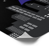 Chibi Batgirl bereit zum Handeln Poster (Ecke)