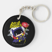 Chibi Batgirl bereit zum Handeln Schlüsselanhänger (Rückseite)