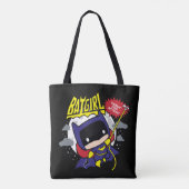 Chibi Batgirl bereit zum Handeln Tasche (Rückseite)